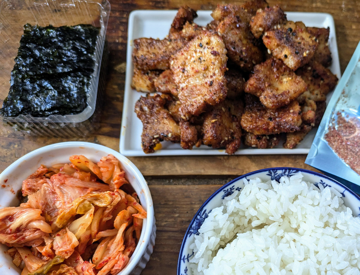 Pork Belly meal with all the fixings. ( For 2-4 people)